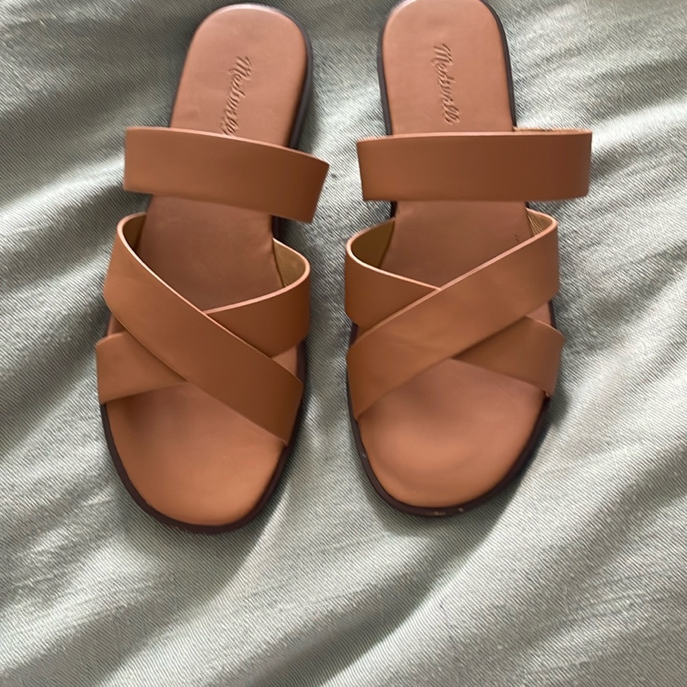 Madewell sandals in tan, size 5.5 women’s